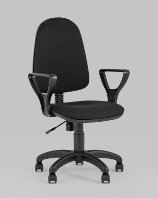 Кресло компьютерное Престиж черное. Фото