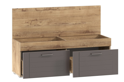 Тумба Livorno НМ 040.72,  Софт Графит, Дуб Бунратти. Фото