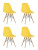 Стул Style DSW желтый x4 фото Стул Style DSW желтый x4. Фото №2