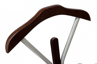 Вешалка CH-4089 дерево/хромированный металл, 48*28*108 см, Орех (Walnut) фото Вешалка CH-4089 дерево/хромированный металл, 48*28*108 см, Орех (Walnut). Фото