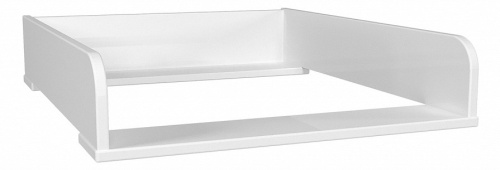 (Сильва) НМ 041.02-01 Надстройка для комода Лилу / белый. Фото №1
