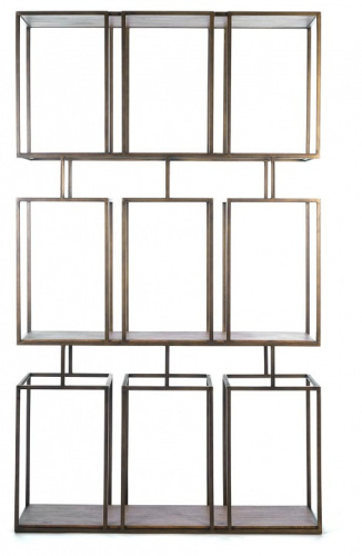 Шкаф книжный Secret de Maison PEREIRA ( mod. BKC OTH 20-05) металл, 115*35*196 см, античная медь. Фото №2