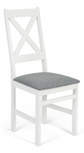 Стул CROSSMAN Многослойная фанера, 100*41*40, white, ткань серая (16/1) (поставляется по 2 шт) фото Стул CROSSMAN Многослойная фанера, 100*41*40, white, ткань серая (16/1) (поставляется по 2 шт). Фото №1