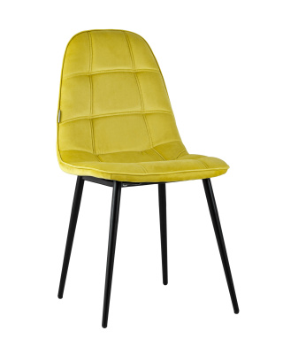 Стул Тейлор велюр желтый. Фото №2
