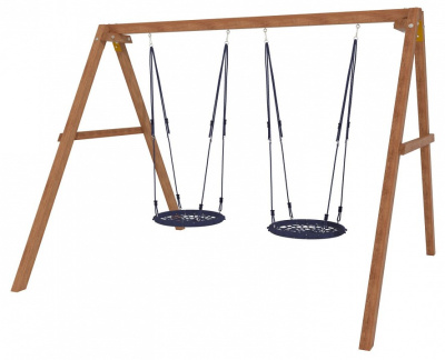 Качели детские Р911-28, коричневый. Фото №3