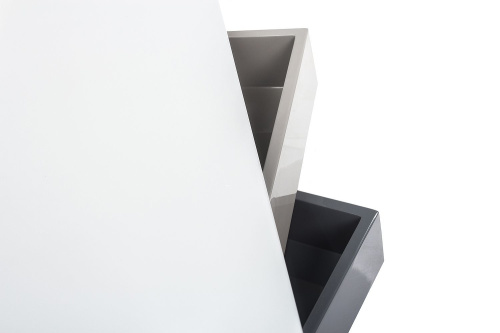 Стол журнальный СT1001 Белый/Серый. Фото №8