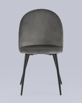 Стул Lilly велюр антрацитовый. Фото №5