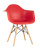 Стул DAW красный. Фото №2