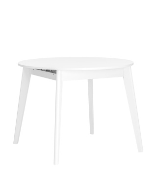 Стол Rondo 100-135*100 белый фото Стол Rondo 100-135*100 белый. Фото №2