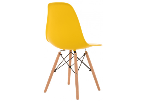 Стул деревянный Eames PC-015 желтый. Фото №5