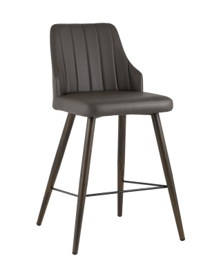 Стул полубарный Коналл экокожа таупе. Фото №2