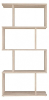 Стеллаж Polini Home Smart, древесина коричневая светлая дуб. Фото
