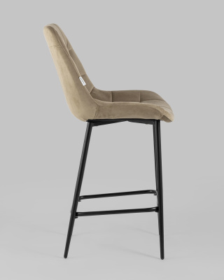 Стул полубарный Флекс велюр капучино. Фото №4