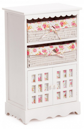 Комод с 2-мя корзинами Secret De Maison LE RAY ( mod.TT-WC004 ) МДФ+Павловния, 45*30*73, Белый (White) фото Комод с 2-мя корзинами Secret De Maison LE RAY ( mod.TT-WC004 ) МДФ+Павловния, 45*30*73, Белый (White). Фото №1