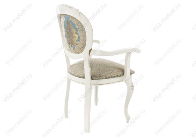 Стул деревянный Adriano 2 молочный / патина. Фото