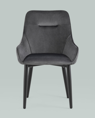 Стул Диана велюр серый фото Стул Диана велюр серый. Фото №5