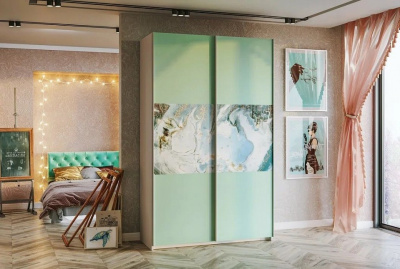 Шкаф-купе Тифани,зеленый. Фото №5