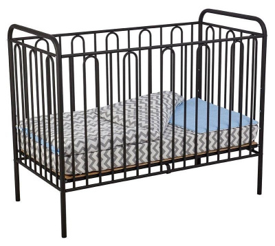 Кроватка Polini Kids Vintage 110, черный фото Кроватка Polini Kids Vintage 110, черный. Фото №3