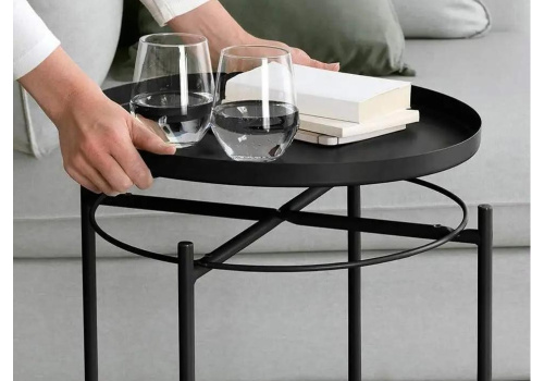 Журнальный стол, Tray 1 black. Фото №8