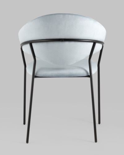 Стул Алексис велюр пыльно-голубой. Фото №6