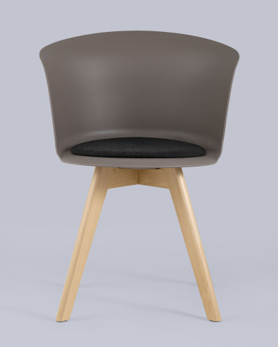 Стул Blossom с подушкой темно-бежевый. Фото №4