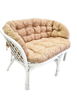 Диван Багама с полной подушкой , цвет: белый. Фото №2