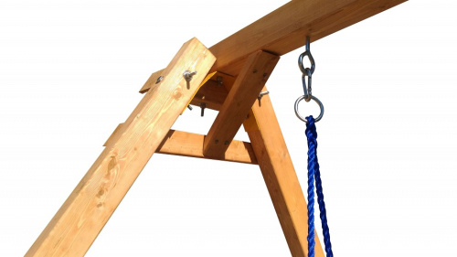 Качели детские Р911-28, коричневый. Фото №7