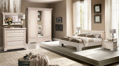 Спальня Престиж (крем с патиной). Фото №2