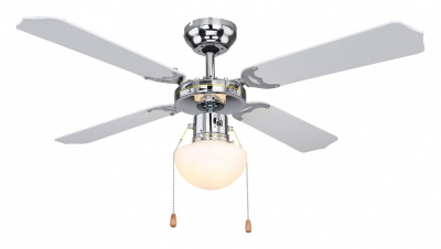 Светильник с вентилятором Globo Champion 0309CSW. Фото №2