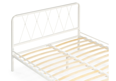 Кровать Иоханна 18 120х200 белая. Фото №4