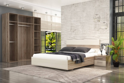 Филадельфия СТЛ.263.11 Тумба прикроватная Дуб сонома трюфель/Латте. Фото №2