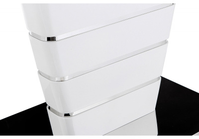 Стол стеклянный Space 160 белый. Фото