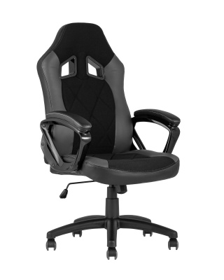 Кресло игровое TopChairs Skyline серое фото Кресло игровое TopChairs Skyline серое. Фото №2