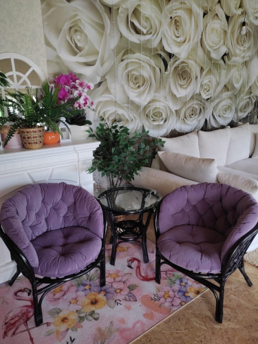 Подушка на кресло "Багама" авторская (однотонная). Фото №7