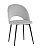 Стул Меган велюр светло-серый