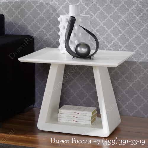 Журнальный стол DUPEN CT-223 Белый матовый. Фото №2
