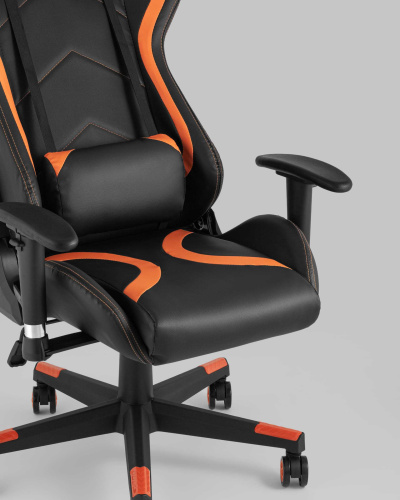 Кресло игровое TopChairs Cayenne оранжевое. Фото №8