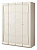 Шкаф платяной Астория МН 218-03-220