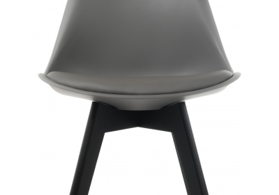 Стул деревянный Bonus dark gray / black фото Стул деревянный Bonus dark gray / black. Фото №3