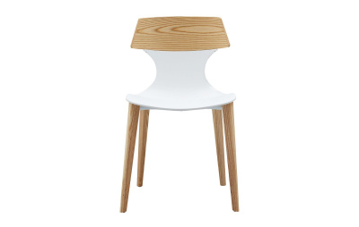 Стул DC-S083 белый/бук. Фото №4