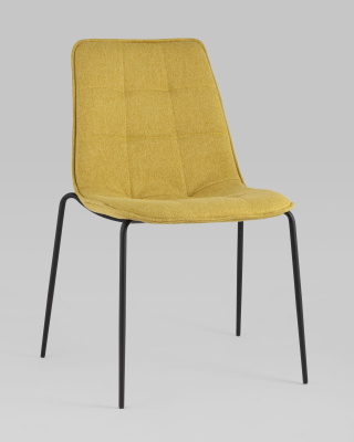 Стул Мелани рогожка желтый. Фото