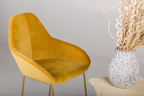 Кресло полубар Kent Жёлт/Линк Золото. Фото №6